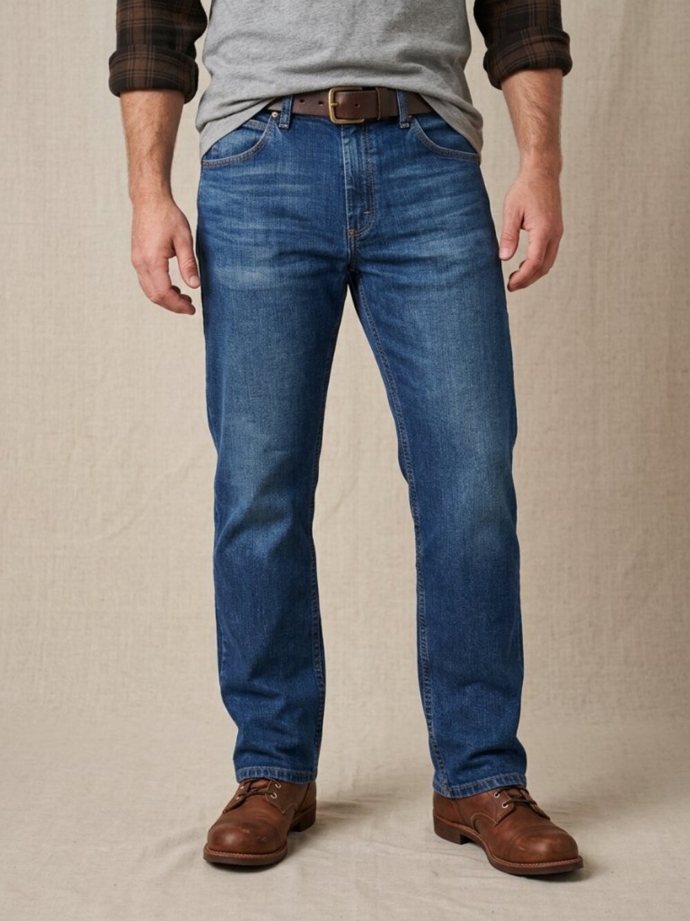 Wrangler Premium Quality Stretch Blue Denim Jeans 34x32